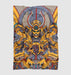 shogun yellow mecha robot Ultra soft fleece blanket