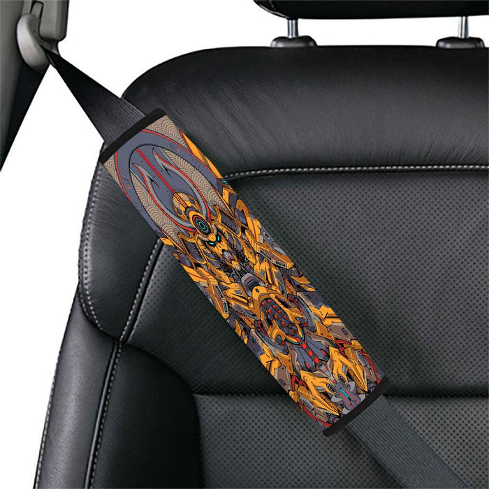 shogun yellow mecha robot Car seat belt cover