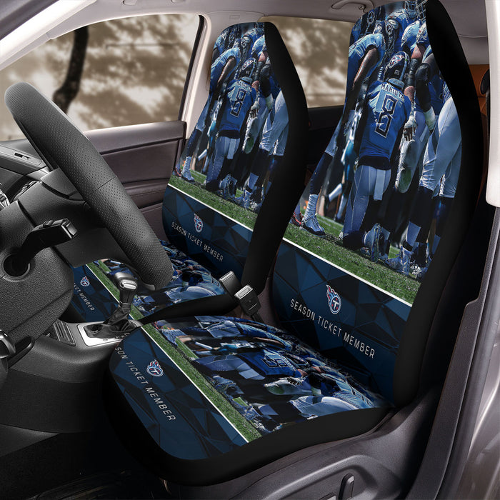 season ticket member of titans Car Seat Covers