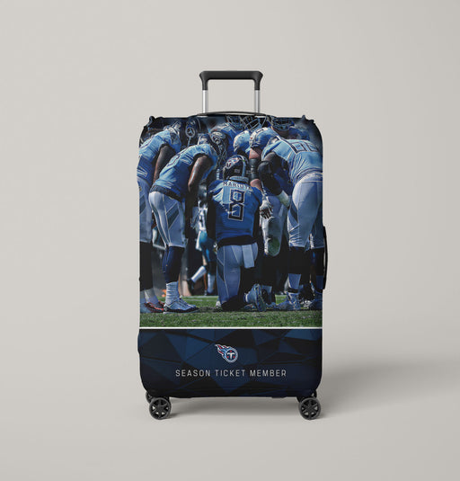 season ticket member of titans Luggage Covers | Suitcase