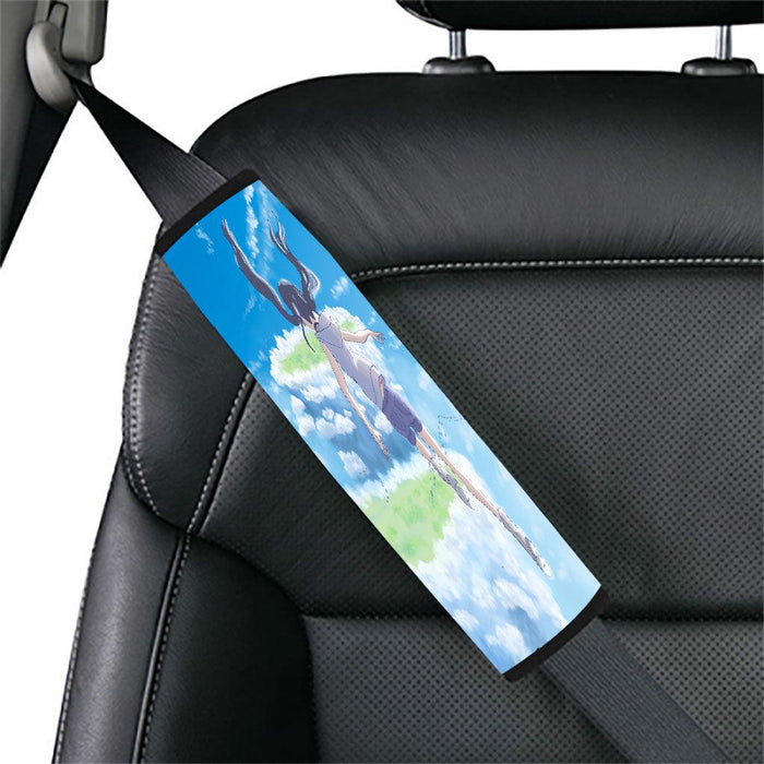 see the world amano hina Car seat belt cover - Grovycase