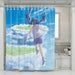 see the world amano hina shower curtains