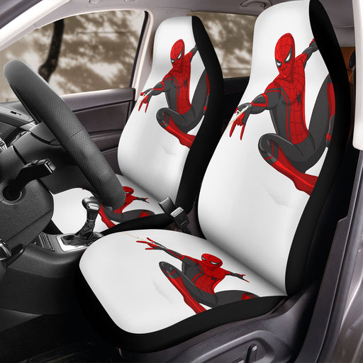 spiderman art far from home marvel Car Seat Covers