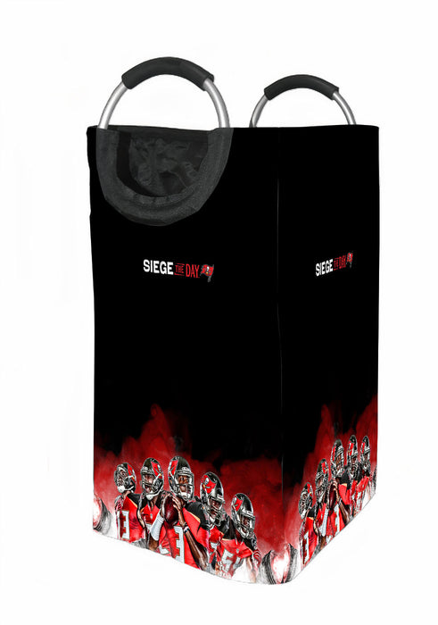 seige the day tampa bay buccaneers Laundry Hamper | Laundry Basket