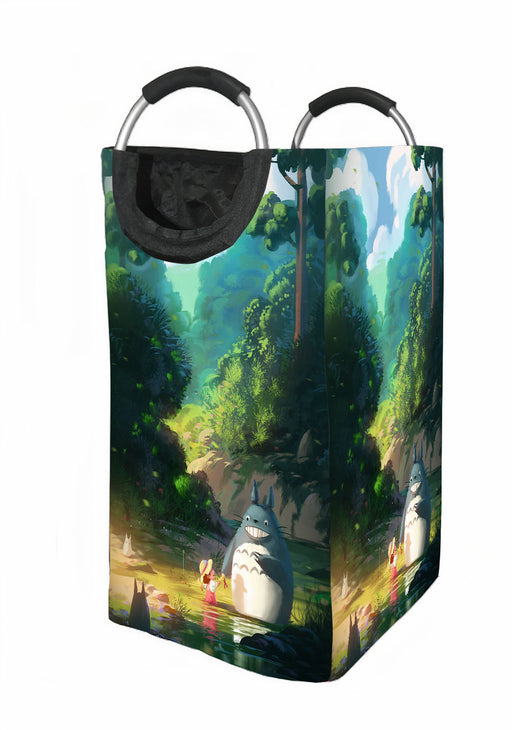 sunset mei totoro Laundry Hamper | Laundry Basket