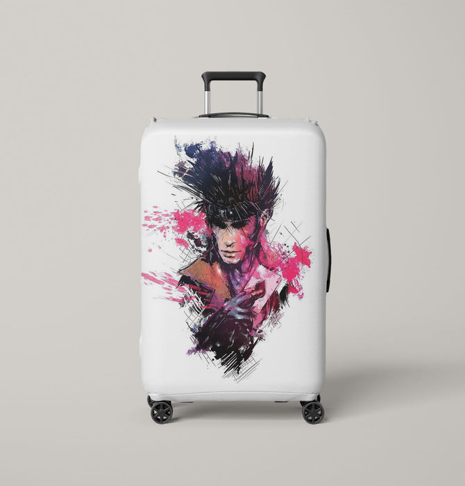 splash art gambit marvel Luggage Covers | Suitcase