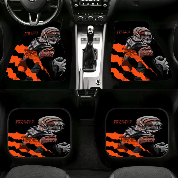 seize the dey dalton player nfl Car floor mats Universal fit