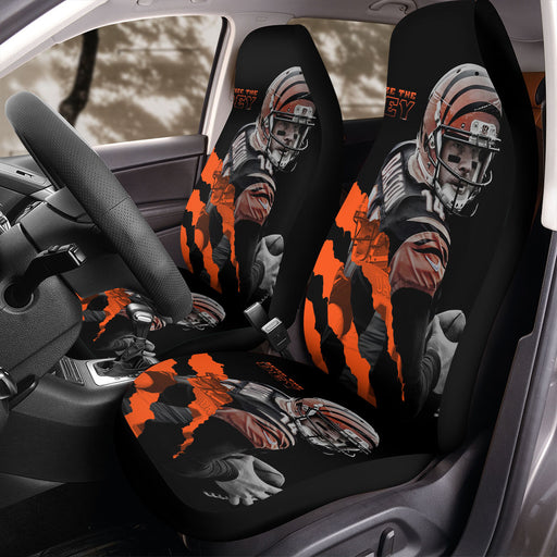 seize the dey dalton player nfl Car Seat Covers