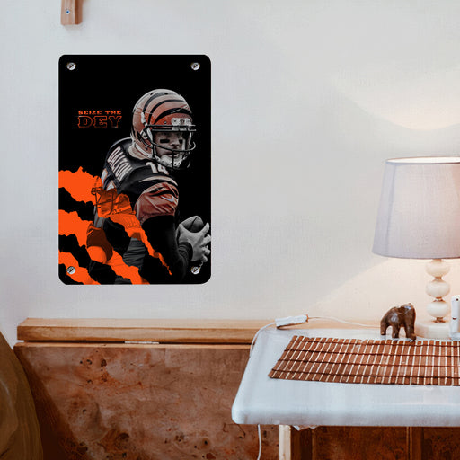 seize the dey dalton player nfl Poster Metal print wall art