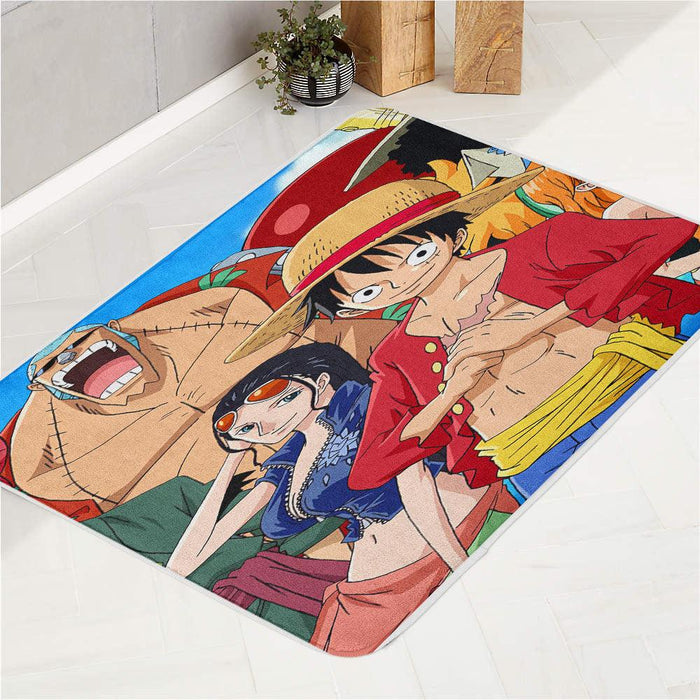 squad one piece pirates bath rugs