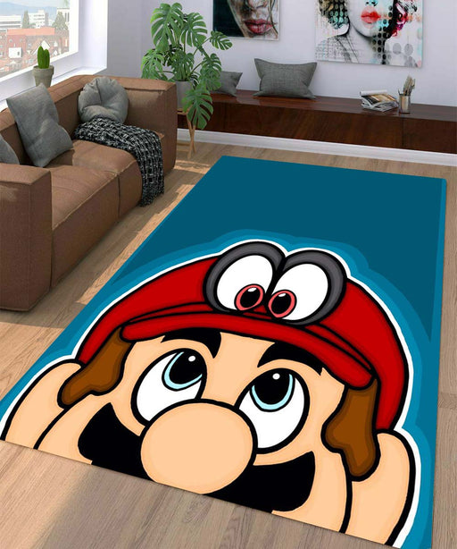 super mario close up Living room carpet rugs