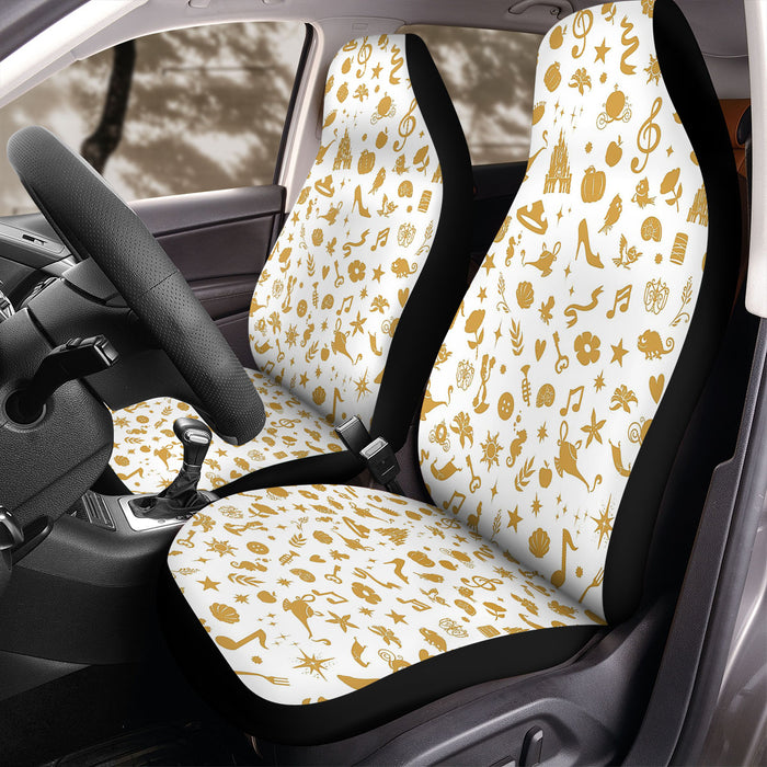 silhouette aladdin disney essentials object Car Seat Covers