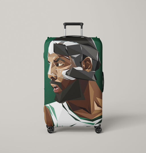 square kyrie irving celtics nba Luggage Covers | Suitcase