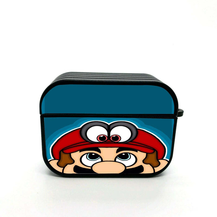 super mario close up airpods case