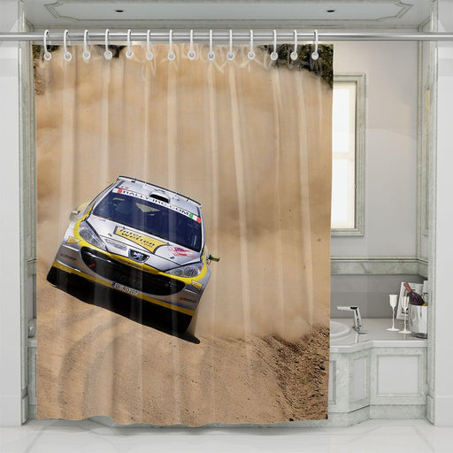 set them free for car racing shower curtains