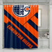 shadow edmonton oilers orange blue shower curtains