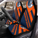 shadow edmonton oilers orange blue Car Seat Covers