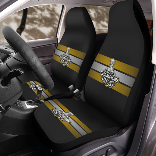 stainley cup champions boston bruins Car Seat Covers