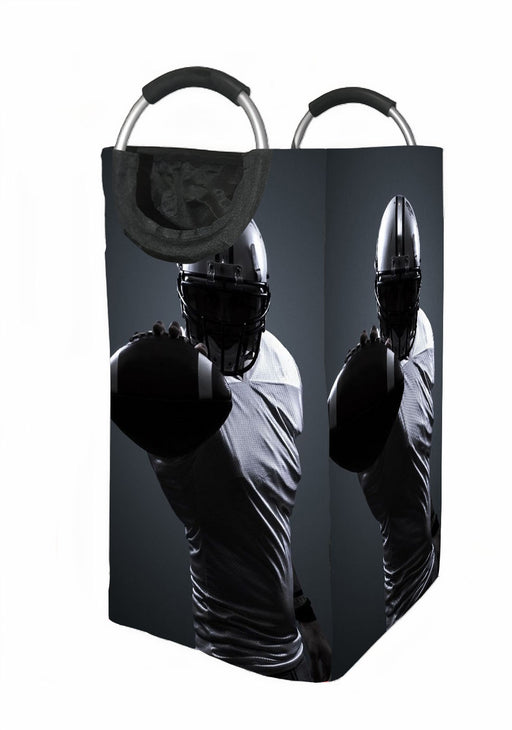 shadow football player Laundry Hamper | Laundry Basket