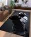 shadow football player Living room carpet rugs