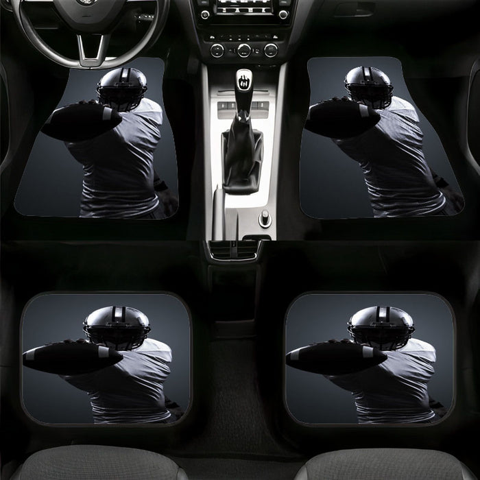 shadow football player Car floor mats Universal fit