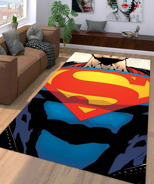 superman body Living room carpet rugs