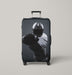 shadow football player Luggage Covers | Suitcase