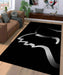 shadow fox logo icon Living room carpet rugs