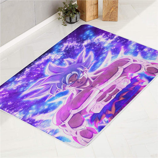 star universe goku character bath rugs