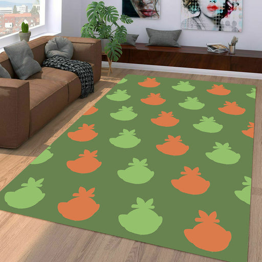 silhouette pokemon shield Living room carpet rugs