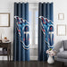 shadow of blue tennessee titans window Curtain