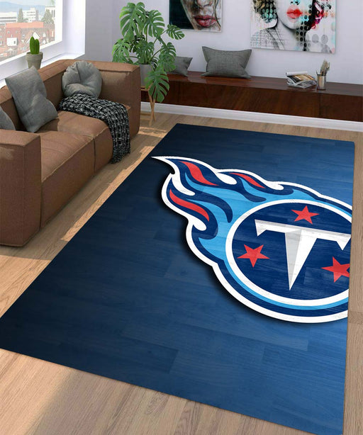 shadow of blue tennessee titans Living room carpet rugs