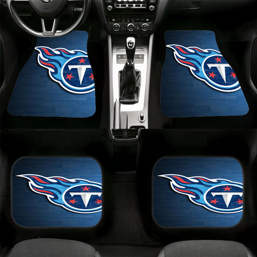 shadow of blue tennessee titans Car floor mats Universal fit