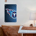 shadow of blue tennessee titans Poster Metal print wall art