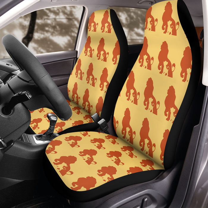 simba the lion king silhouette Car Seat Covers