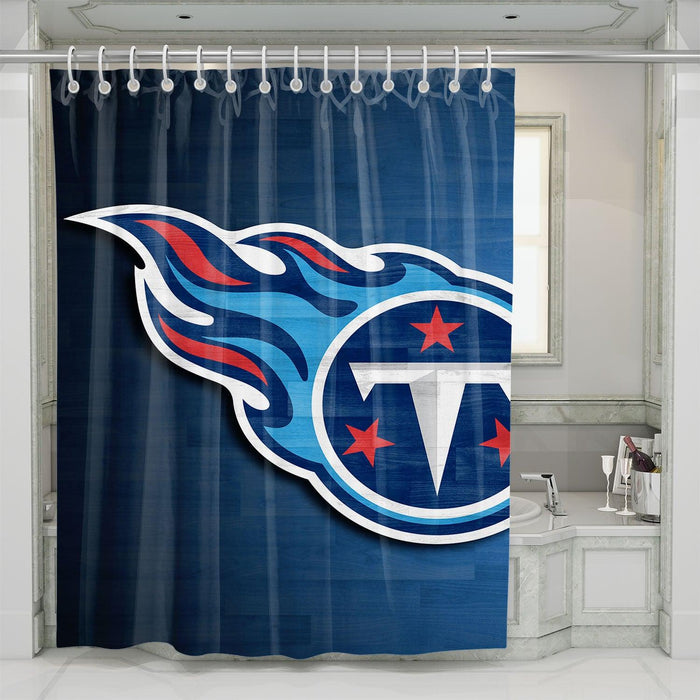 shadow of blue tennessee titans shower curtains