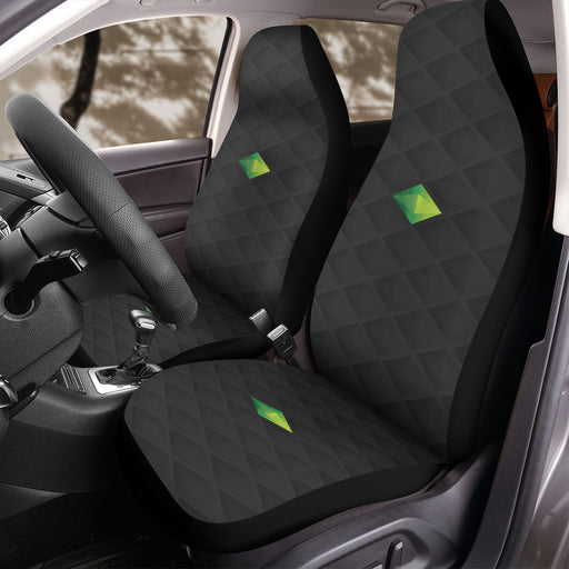 simple dark theme the sims Car Seat Covers