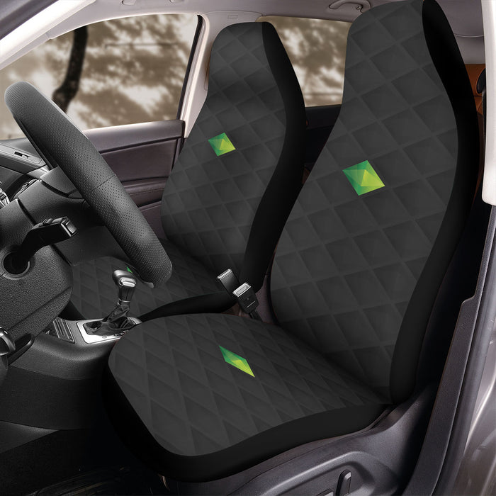 simple dark theme the sims Car Seat Covers