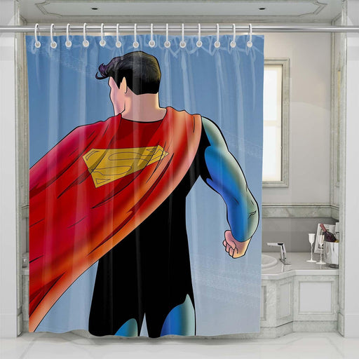 superman soft style shower curtains