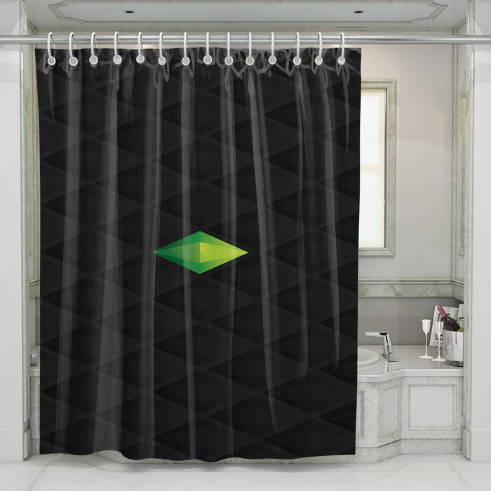 simple dark theme the sims shower curtains