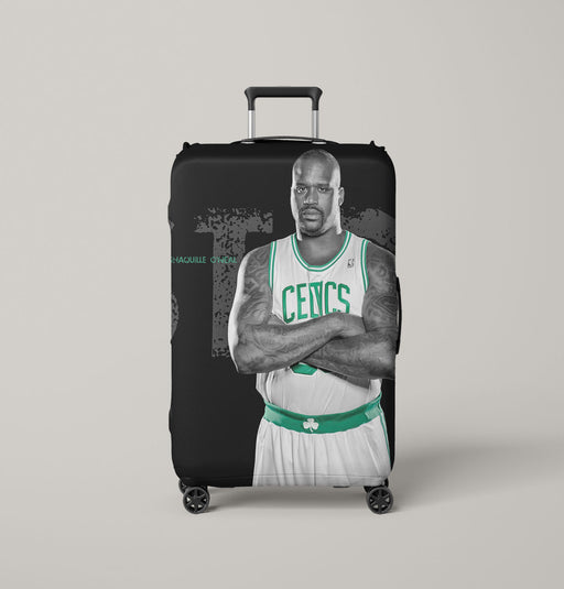 shaquille oneal celtics legend big body Luggage Covers | Suitcase