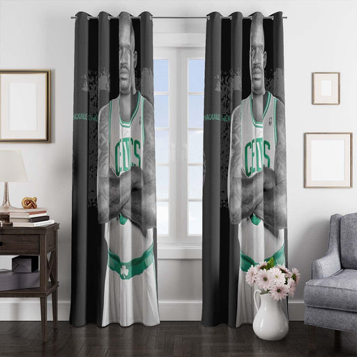 shaquille oneal celtics legend big body window Curtain