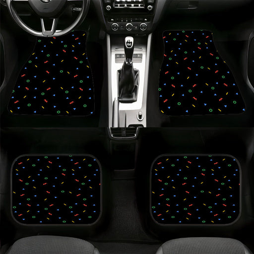 simple shape and colorful dark Car floor mats Universal fit