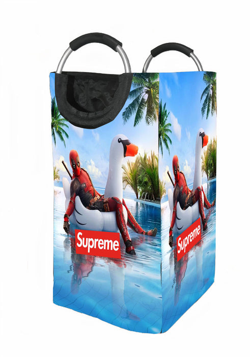 supreme x deadpool Laundry Hamper | Laundry Basket