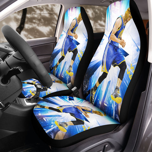 stephen curry like spartan golden state warriors Car Seat Covers