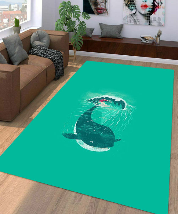 surfing ocean Living room carpet rugs