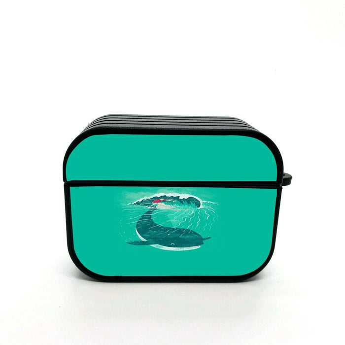 surfing ocean airpods case