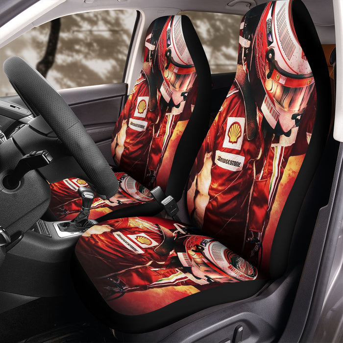 shell and bridgestone for car racing Car Seat Covers