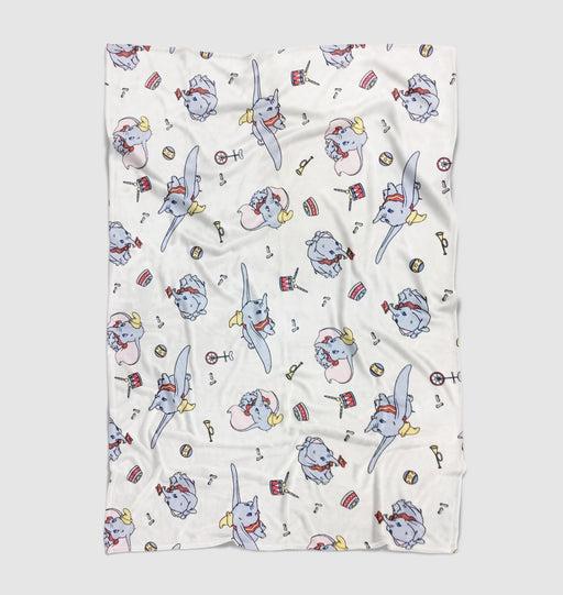 sircuss dumbo drawing pen Ultra soft fleece blanket