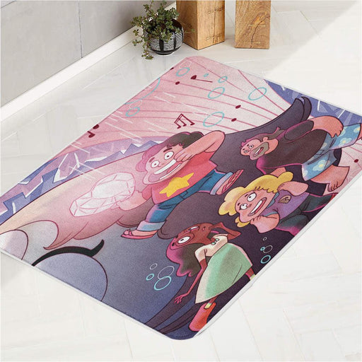 steven with diamond steven universe bath rugs